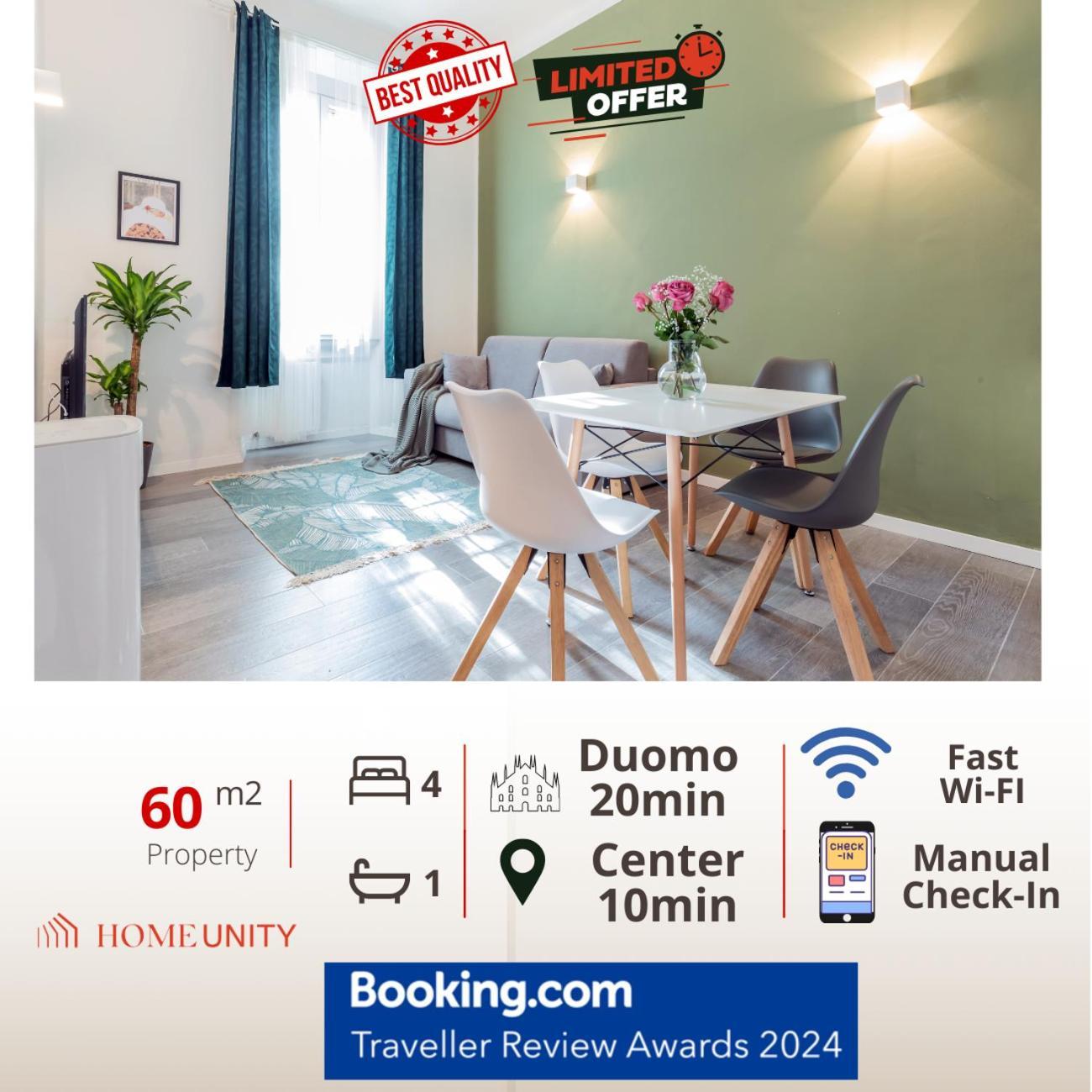 밀라노 Duomo-Navigli Charming And Modern With Fast Wifi 아파트 외부 사진